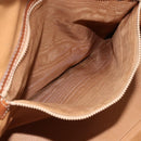 CELINE Macadam Canvas Hand Bag PVC Leather 2way Brown Gold Auth 178176-11