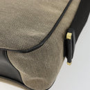 GUCCI Shoulder Bag Canvas Beige Gold 92735 Auth 178182A-12