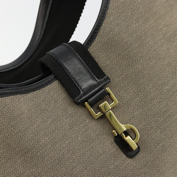 GUCCI Shoulder Bag Canvas Beige Gold 92735 Auth 178182A