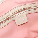 GUCCI GG Canvas Sherry Line Hand Bag Pink Gold 139261 Auth 178183-15