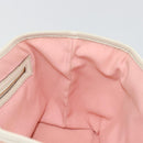 GUCCI GG Canvas Sherry Line Hand Bag Pink Gold 139261 Auth 178183-17