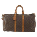 LOUIS VUITTON Monogram Keepall Bandouliere 45 Boston Bag M41418 LV Auth 178190-13