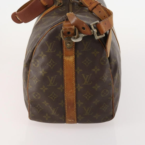 LOUIS VUITTON Monogram Keepall Bandouliere 45 Boston Bag M41418 LV Auth 178190