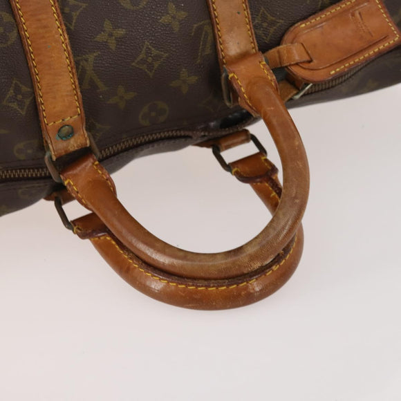 LOUIS VUITTON Monogram Keepall Bandouliere 45 Boston Bag M41418 LV Auth 178190