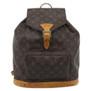 LOUIS VUITTON Monogram Montsouris GM Rugzak M51135 LV Auth 178192-13
