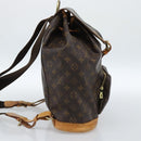 LOUIS VUITTON Monogram Montsouris GM Rugzak M51135 LV Auth 178192-3