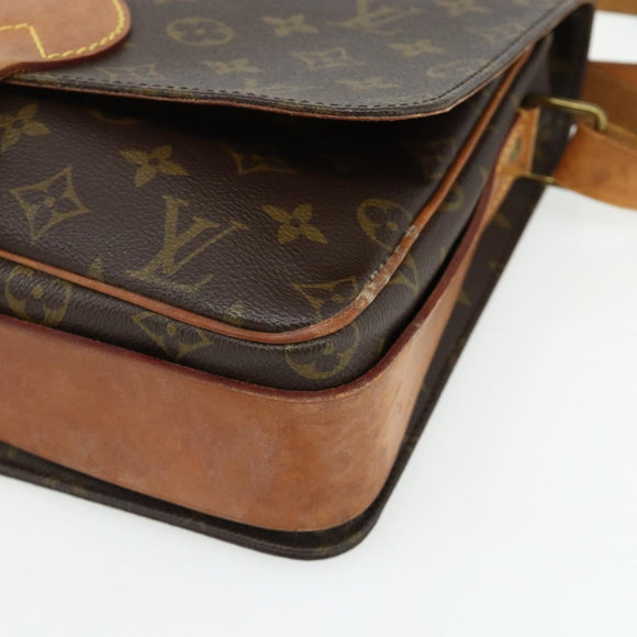 LOUIS VUITTON Monogram Cartouchiere GM Shoulder Bag M51252 LV Auth 178197