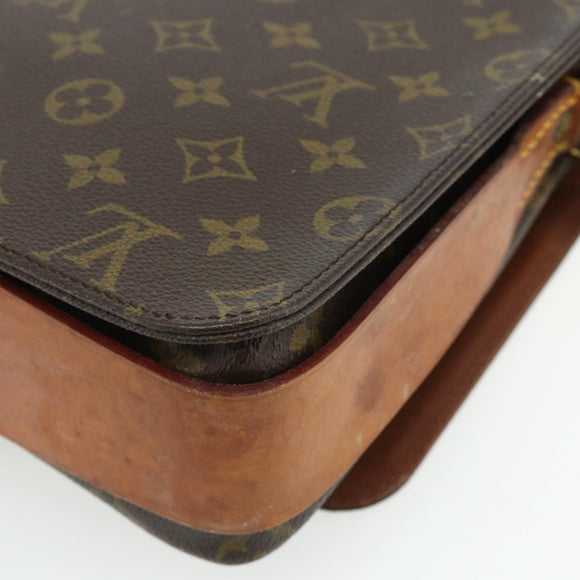 LOUIS VUITTON Monogram Cartouchiere GM Shoulder Bag M51252 LV Auth 178197