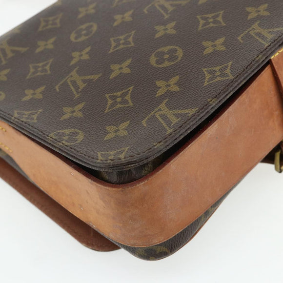 LOUIS VUITTON Monogram Cartouchiere GM Shoulder Bag M51252 LV Auth 178197