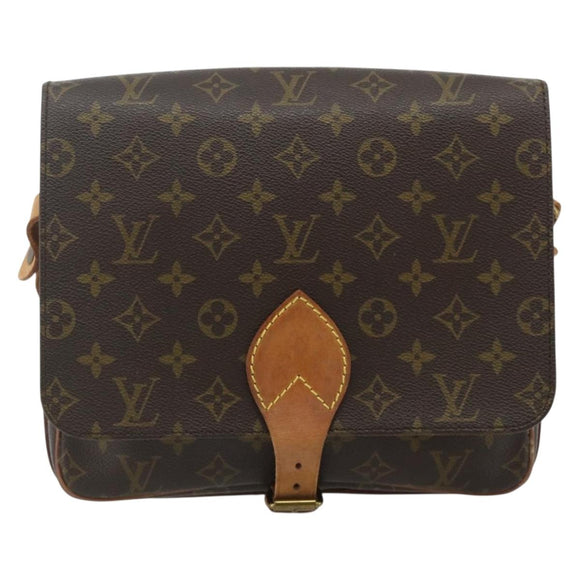 LOUIS VUITTON Monogram Cartouchiere GM Shoulder Bag M51252 LV Auth 178197