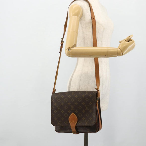 LOUIS VUITTON Monogram Cartouchiere GM Shoulder Bag M51252 LV Auth 178197
