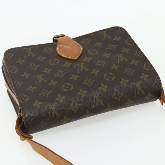 LOUIS VUITTON Monogram Cartouchiere GM Shoulder Bag M51252 LV Auth 178197