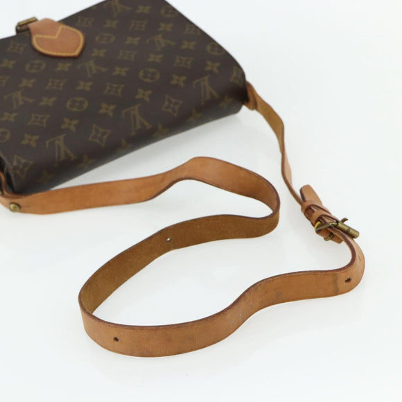 LOUIS VUITTON Monogram Cartouchiere GM Shoulder Bag M51252 LV Auth 178197