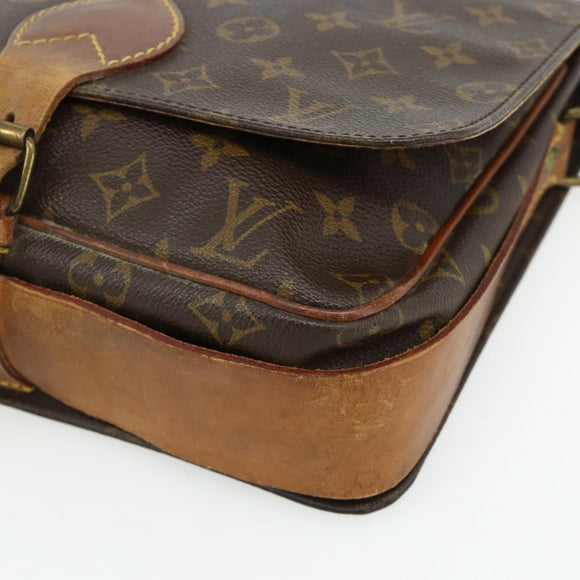 LOUIS VUITTON Monogram Cartouchiere GM Shoulder Bag M51252 LV Auth 178198