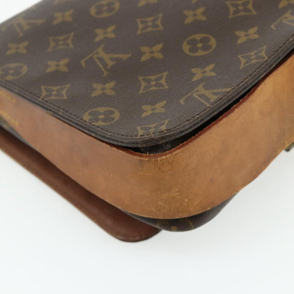 LOUIS VUITTON Monogram Cartouchiere GM Shoulder Bag M51252 LV Auth 178198
