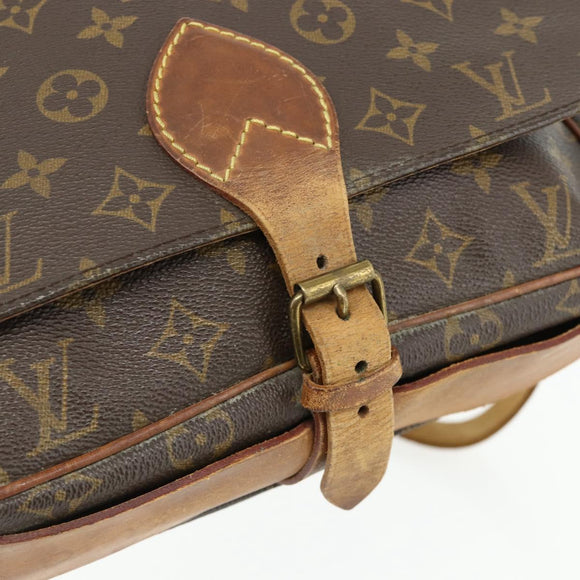 LOUIS VUITTON Monogram Cartouchiere GM Shoulder Bag M51252 LV Auth 178198