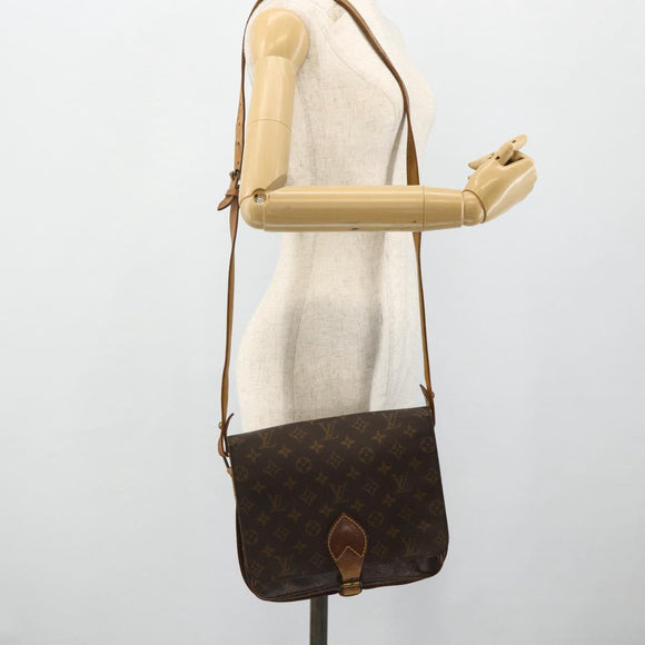 LOUIS VUITTON Monogram Cartouchiere GM Shoulder Bag M51252 LV Auth 178198