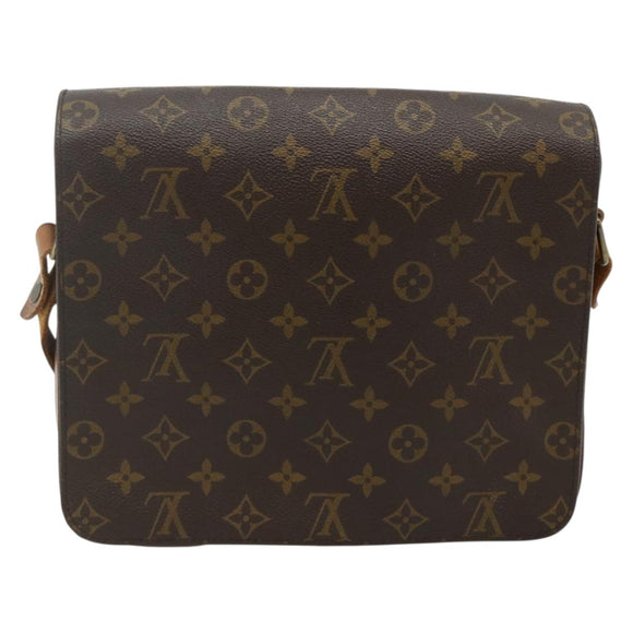 LOUIS VUITTON Monogram Cartouchiere GM Shoulder Bag M51252 LV Auth 178198