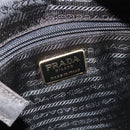 PRADA Chain Tote Bag Nylon Purple Gold Auth 178202-18