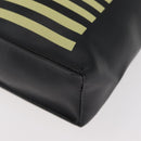 FENDI Hand Pouch Polyester Black Gold Auth 178209-12