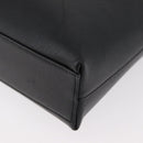 Salvatore Ferragamo Gancini Shoulder Bag Leather Black Gold Auth 178211A-14