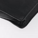 GUCCI Business Bag Leather Black Silver 268113 Auth 178213A-11