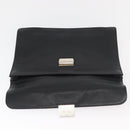 GUCCI Business Bag Leather Black Silver 268113 Auth 178213A-15