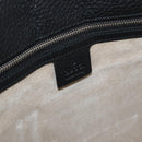 GUCCI Business Bag Leather Black Silver 268113 Auth 178213A-16