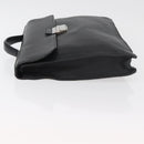 GUCCI Business Bag Leather Black Silver 268113 Auth 178213A-5