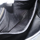 CELINE Macadam Canvas Hand Bag PVC Leather Black Gold Auth 178219A-21