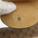 GUCCI Micro GG Supreme Web Sherry Line Boston Bag PVC Beige Gold Auth 178224-10
