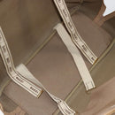 GUCCI Micro GG Supreme Web Sherry Line Boston Bag PVC Beige Gold Auth 178224-19