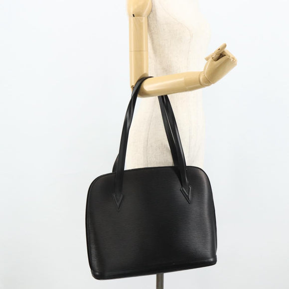 LOUIS VUITTON Epi Lussac Schoudertas Zwart M52282 LV Auth 178226A