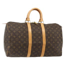 LOUIS VUITTON Monogram Keepall 45 Boston Bag M41428 LV Auth 178230SAV-1
