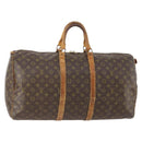 LOUIS VUITTON Monogram Keepall 55 Boston Bag M41424 LV Auth 178233-1