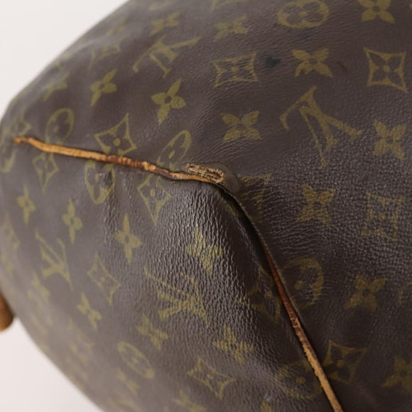 LOUIS VUITTON Monogram Keepall 55 Boston Bag M41424 LV Auth 178233