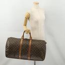 LOUIS VUITTON Monogram Keepall 55 Boston Bag M41424 LV Auth 178233-22