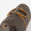 LOUIS VUITTON Monogram Keepall 55 Boston Bag M41424 LV Auth 178233-6