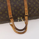 LOUIS VUITTON Monogram Keepall 55 Boston Bag M41424 LV Auth 178233-7