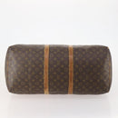 LOUIS VUITTON Monogram Keepall 55 Boston Bag M41424 LV Auth 178233-9