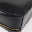 GUCCI Bamboo Hand Bag Leather 2way Black Gold Auth 178244-17
