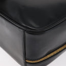 GUCCI Bamboo Hand Bag Leather 2way Black Gold Auth 178244-18