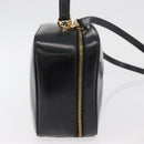 GUCCI Bamboo Hand Bag Leather 2way Black Gold Auth 178244-4