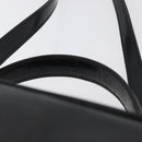 GUCCI Bamboo Hand Bag Leather 2way Black Gold Auth 178244-8