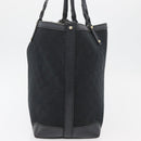GUCCI Tote Bag Canvas Black Gold 247209 Auth 178246-4