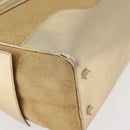 GUCCI GG Canvas Hand Bag Gold 002 1115 Auth 178250-9