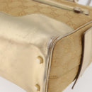 GUCCI GG Canvas Hand Bag Gold 002 1115 Auth 178250-14