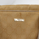 GUCCI GG Canvas Hand Bag Gold 002 1115 Auth 178250-17
