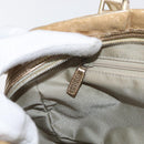 GUCCI GG Canvas Hand Bag Gold 002 1115 Auth 178250-21