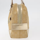 GUCCI GG Canvas Hand Bag Gold 002 1115 Auth 178250-3